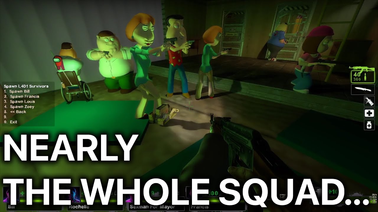 LEFT 4 DEAD 2 but it's FAMILY GUY