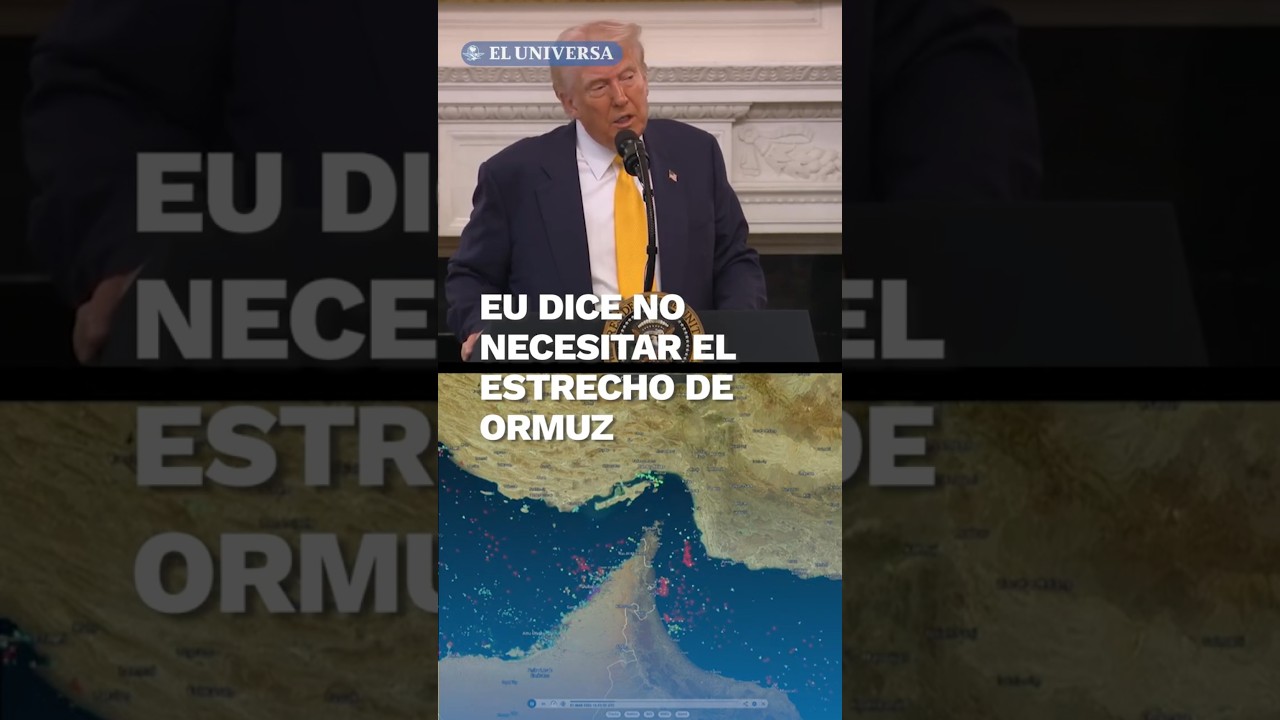 Donald Trump lanza advertencia sobre el estrecho de Ormuz #shorts