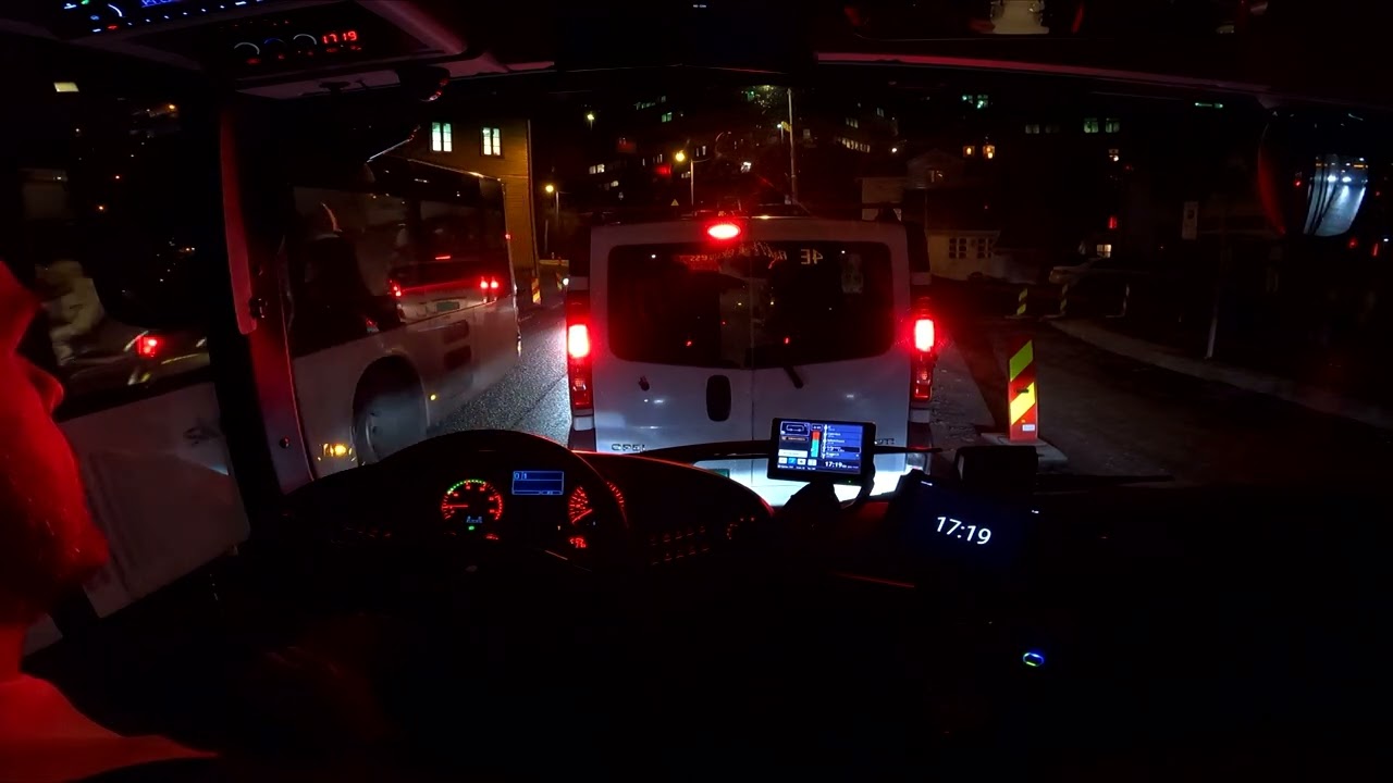 [Onboard] Going On A Express Trip To Flaktveit - 4E From Bergen Busstation!