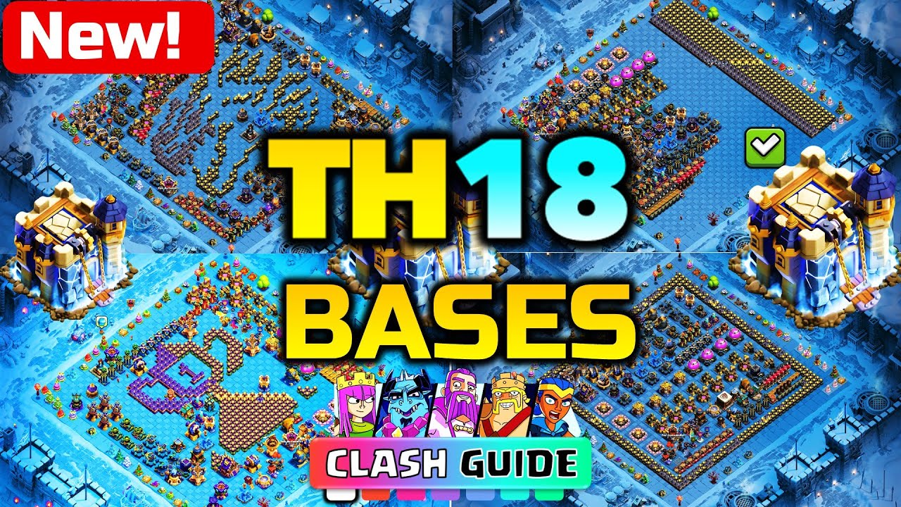 TH18 PROGRESS BASE LINK! NEW TH18 PROGRESS BASE WITH LINK! TH18 Home Base - Frost Age Scenery