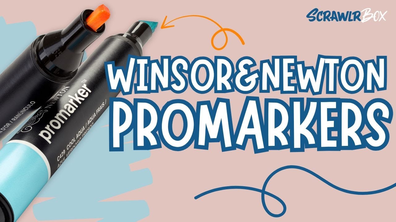Let's Get Creative With Pastel Winsor and Newton ProMarkers | Ft. In The #122 ScrawlrBox