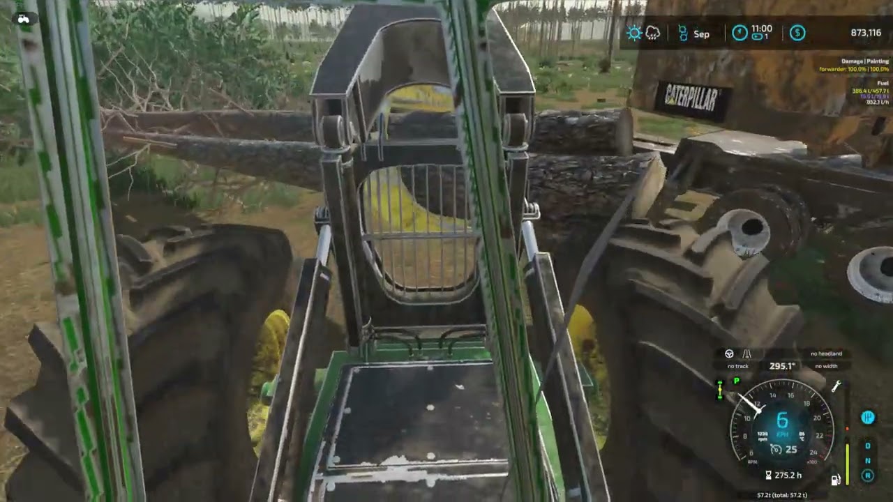 skidding wood with the 948L2 skidder Farming Simulator 22