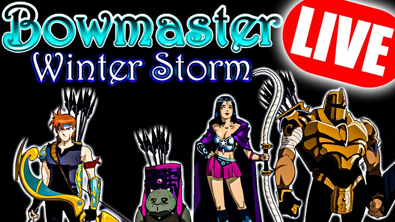 Sequel To The Bowmaster Prelude ! (1) BOWMASTER WINTERSTORM ( Live Gameplay )