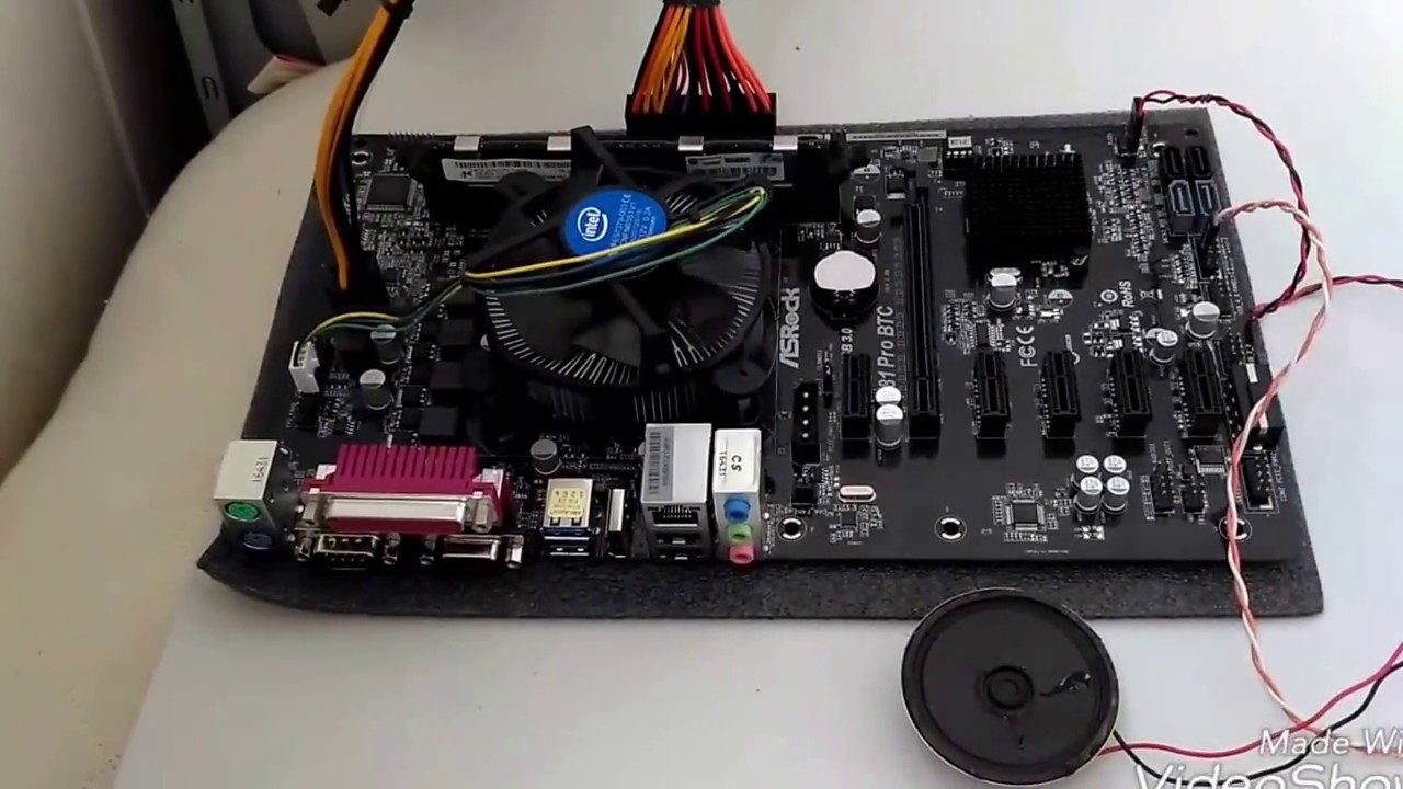 Asrock H81 pro btc r2.0 не запускается!