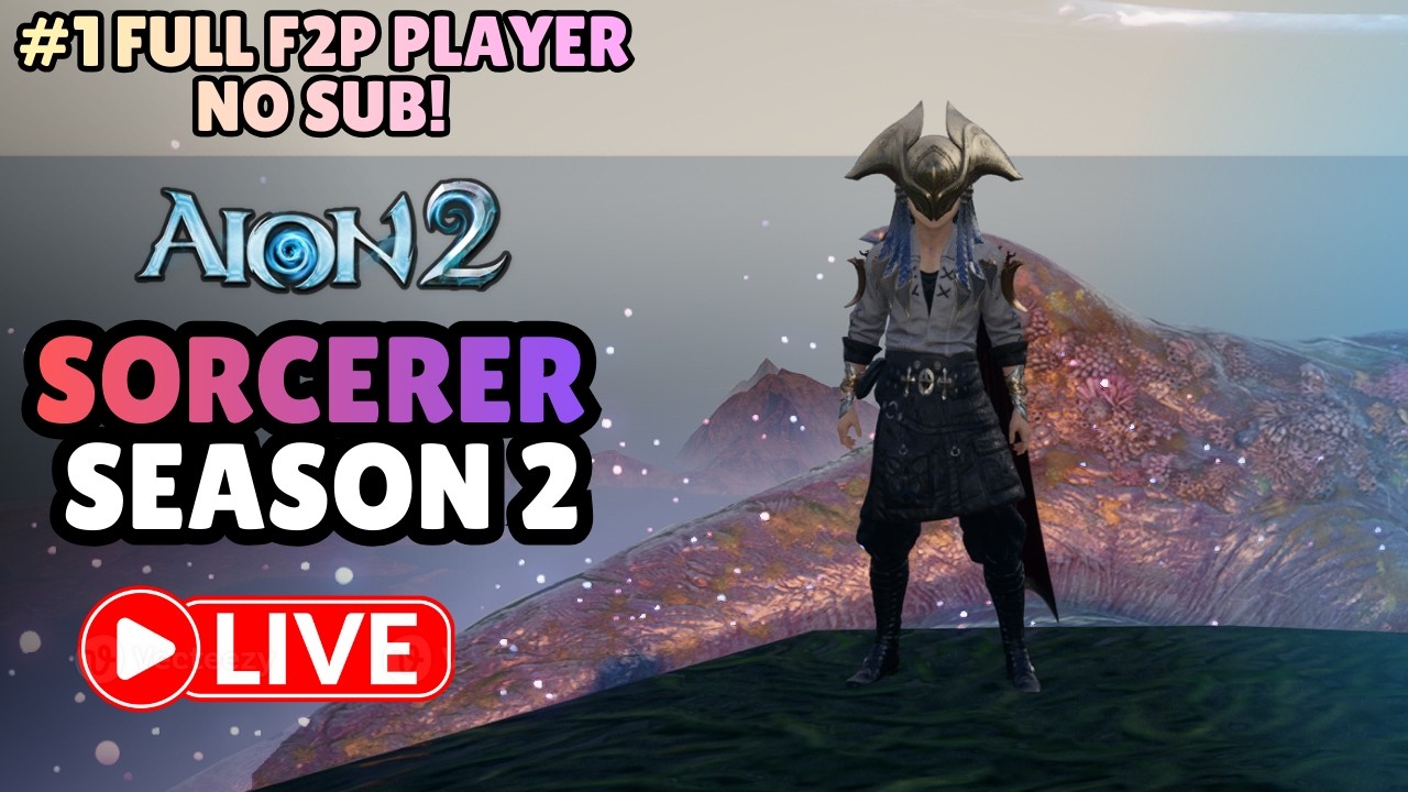 #1 FULL F2P NO SUB Solo Player! 3,123 GS(PVE) Sorcerer | Aion2