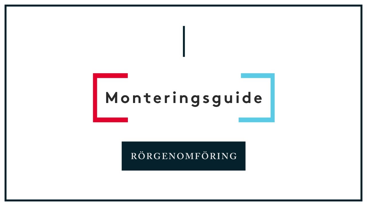 18 Monteringsanvisning rörgenomföring alla