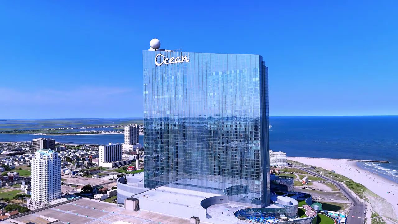 Atlantic City Beach Drone footage-daytime-2