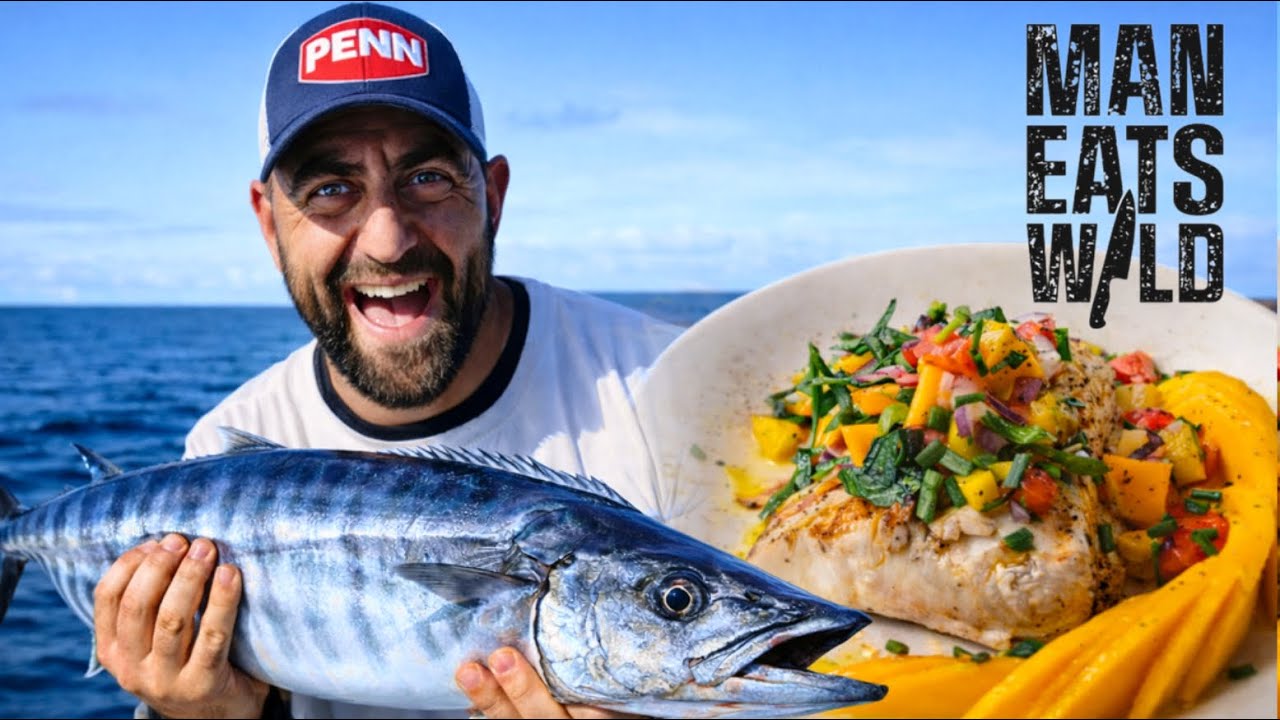 Wahoo Catch and Cook | Fresh Salsa Wahoo on the Beach