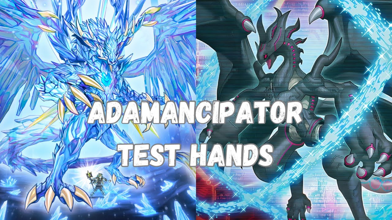 Yugioh! Adamancipator Test Hands + Playing Through Handtraps | One Of The Best Combo Decks?!
