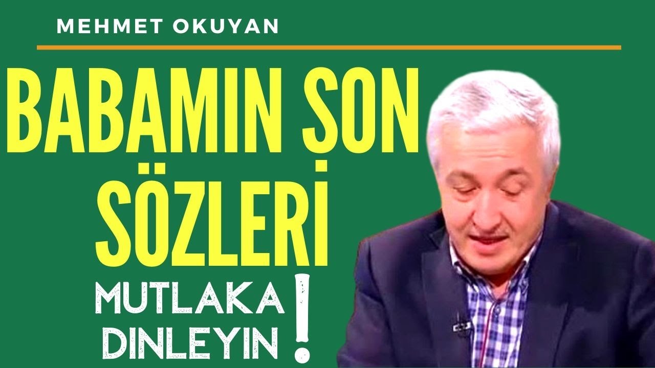 OĞLUM! ÖLÜM DEDİĞİN 10 dk (Babasının Son Sözleri)