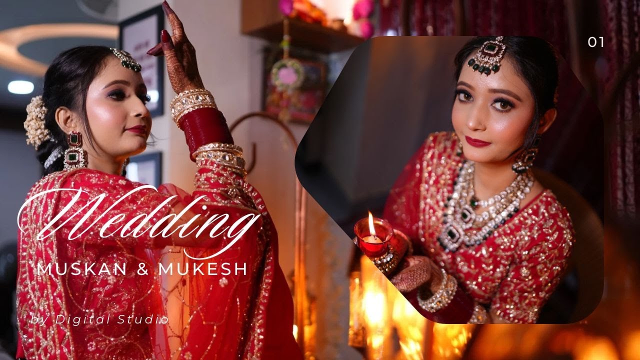 BEST CINEMATIC WEDDING TEASER 2025 ! 4K WEDDING ! MUSKAN & MUKESH !DIGITAL STUDIO SAMASTIPUR