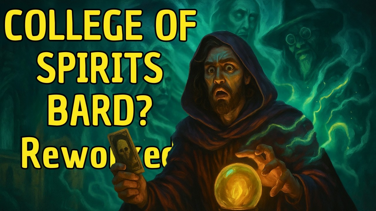 Unearthed Arcana 2025: Bard College of Spirits Rework | D&D Horror Subclass