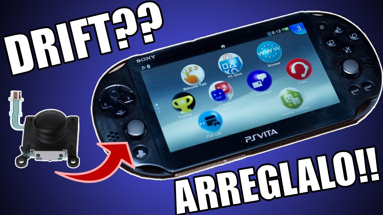Como ARREGLAR el DRIFT del JOYSTICK de la PSVita SLIM 2000 | Como CAMBIAR el JOYSTICK