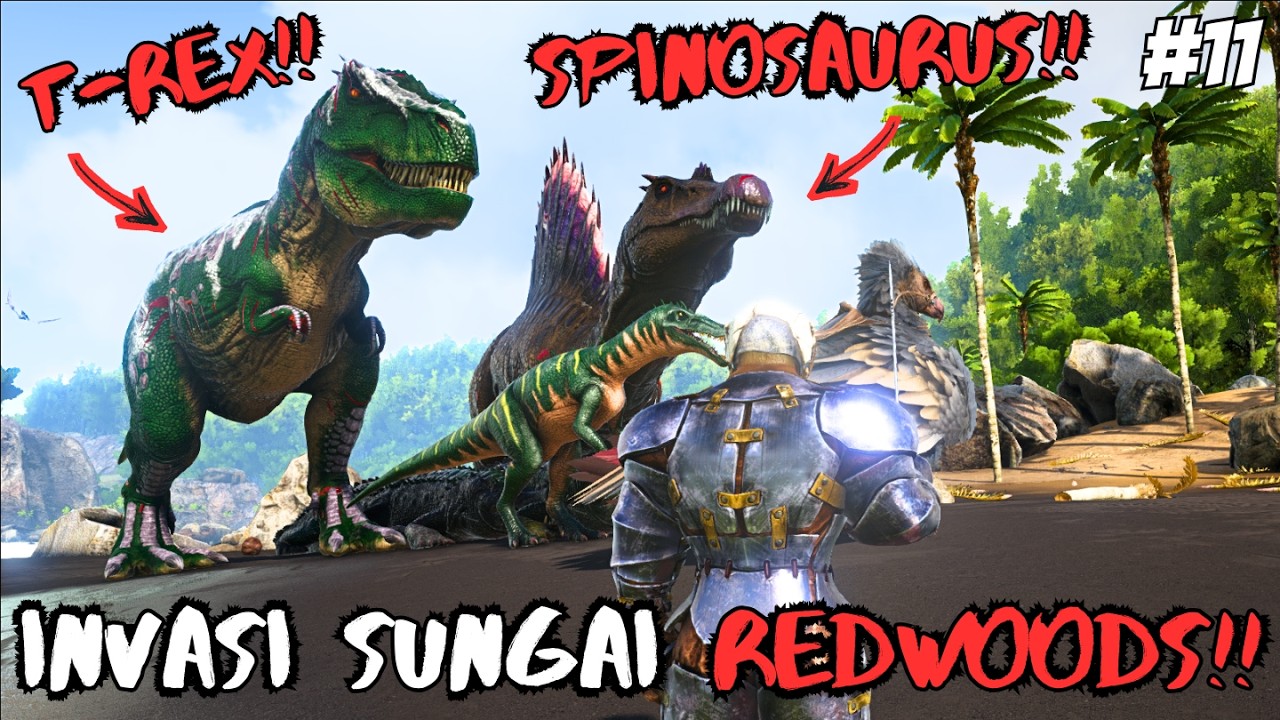 HAJARRRR MISI PEMBERSIHAN KAWASAN BASE!!! ARK SURVIVAL EVOLVED GAMEPLAY