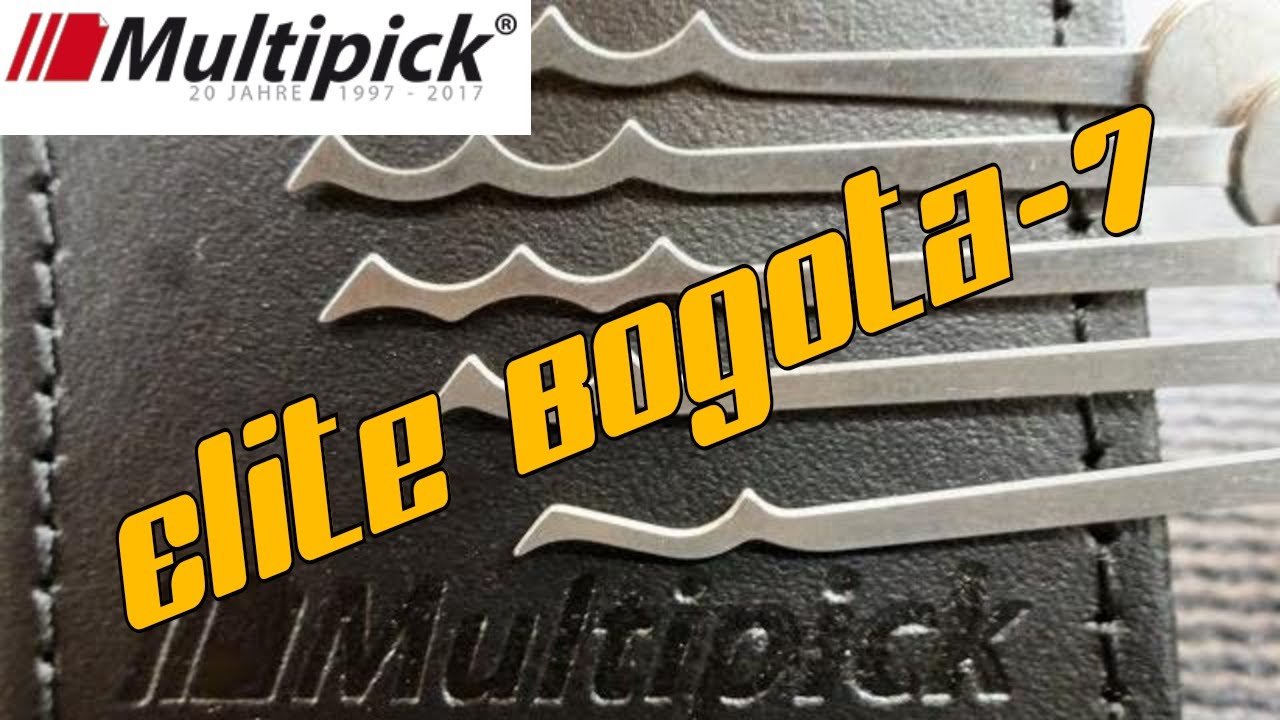 (1260) Review: Multipick Elite Bogota-7 Rake Lock Pick Set and Tension Kit