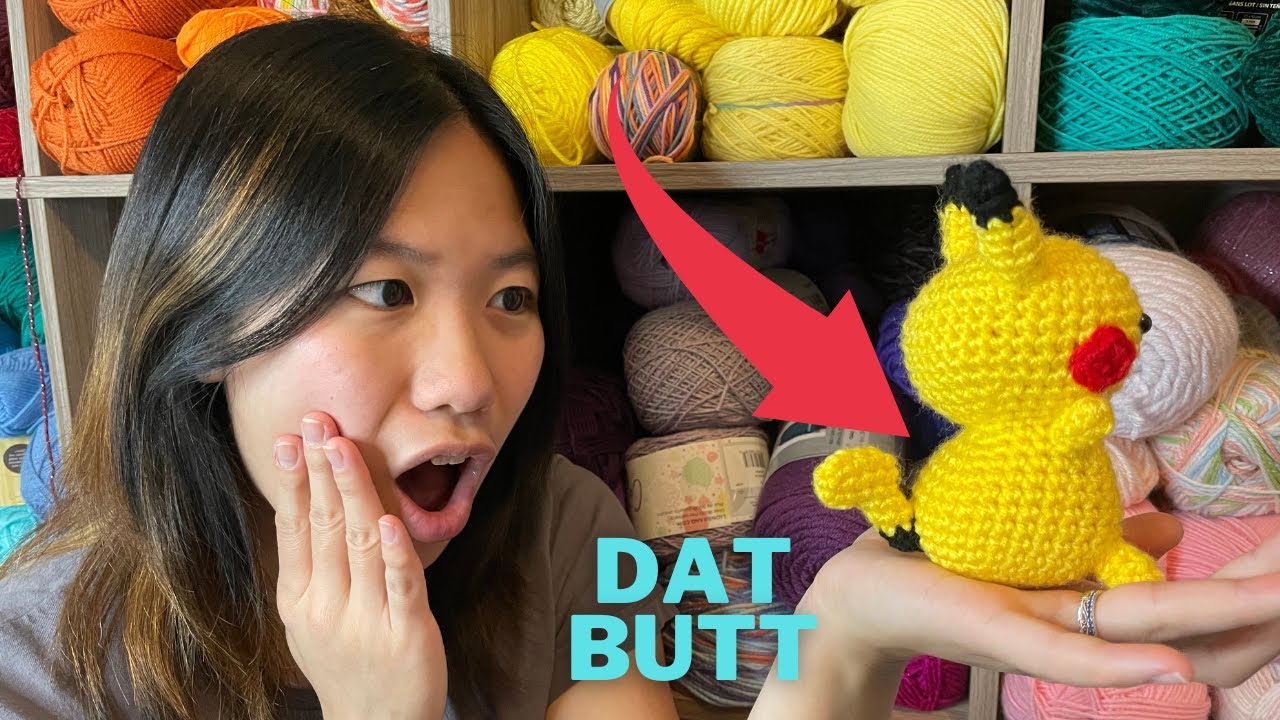 How to Crochet Pikachu with a Booty!