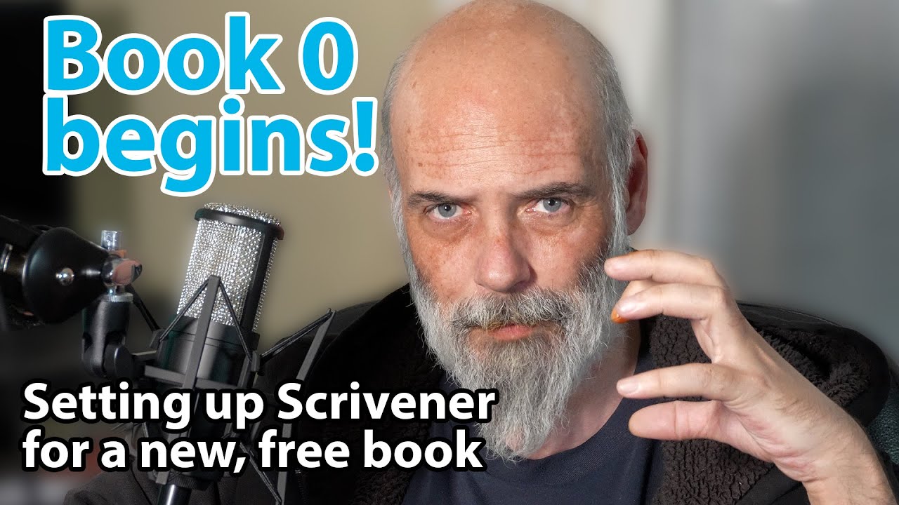 Book 0 begins! Let's set up Scrivener for a new project! Free audiobook incoming.