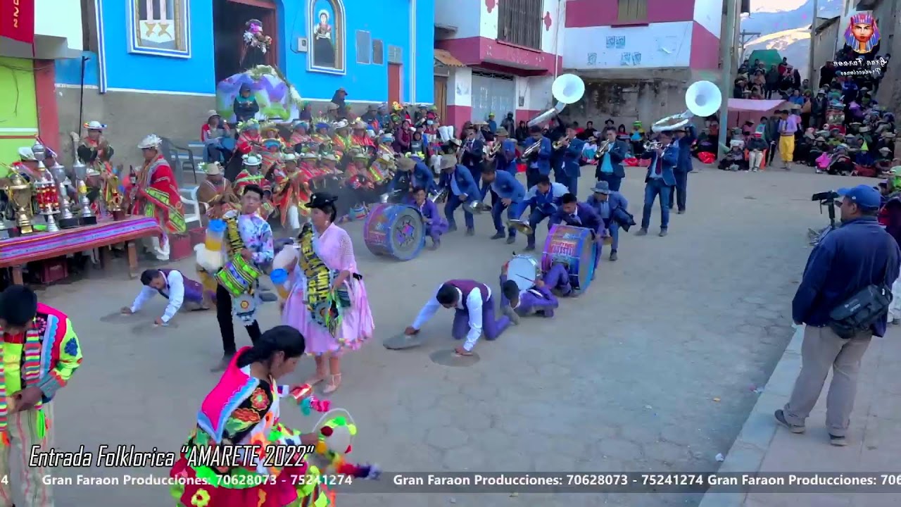 Entrada Folklorica AMARETE 2022 Poderosa Morena Plana Mayor