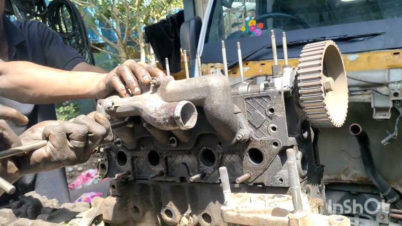 Tata super Ace Euro 3 Engine Removal & dismantling in tamil