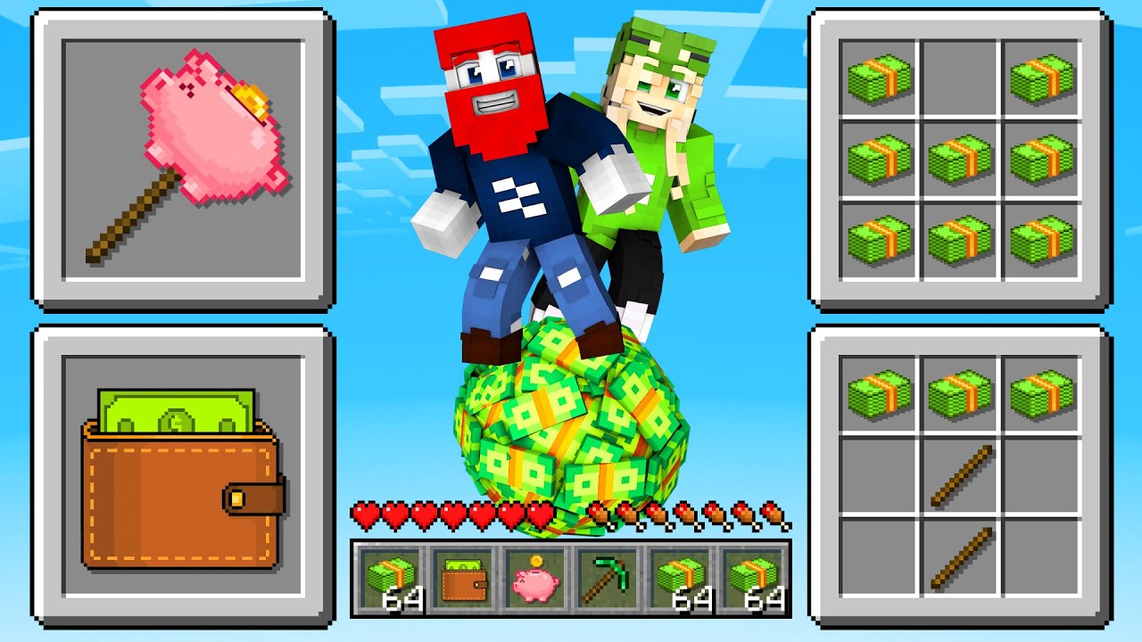 47 MILLIONEN EURO in MINECRAFT GELD WELT!