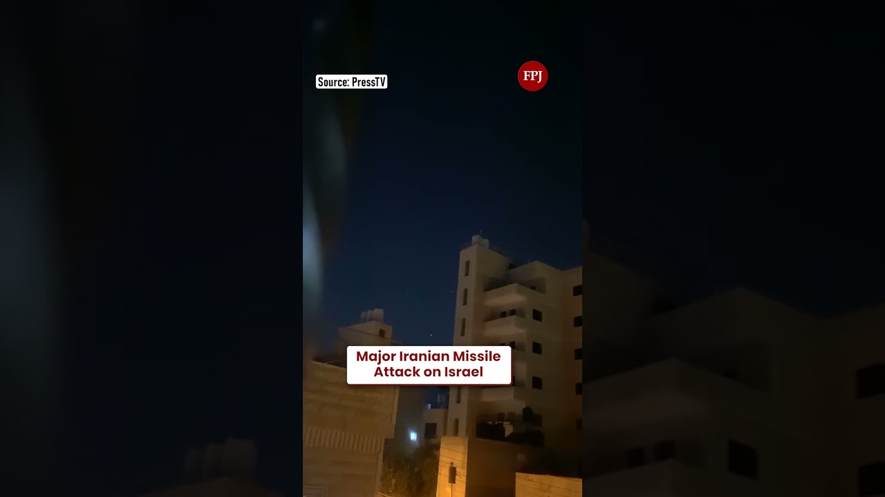 Major Iranian Missile Attack on Israeli Territories | Escalation in Middle East Conflict