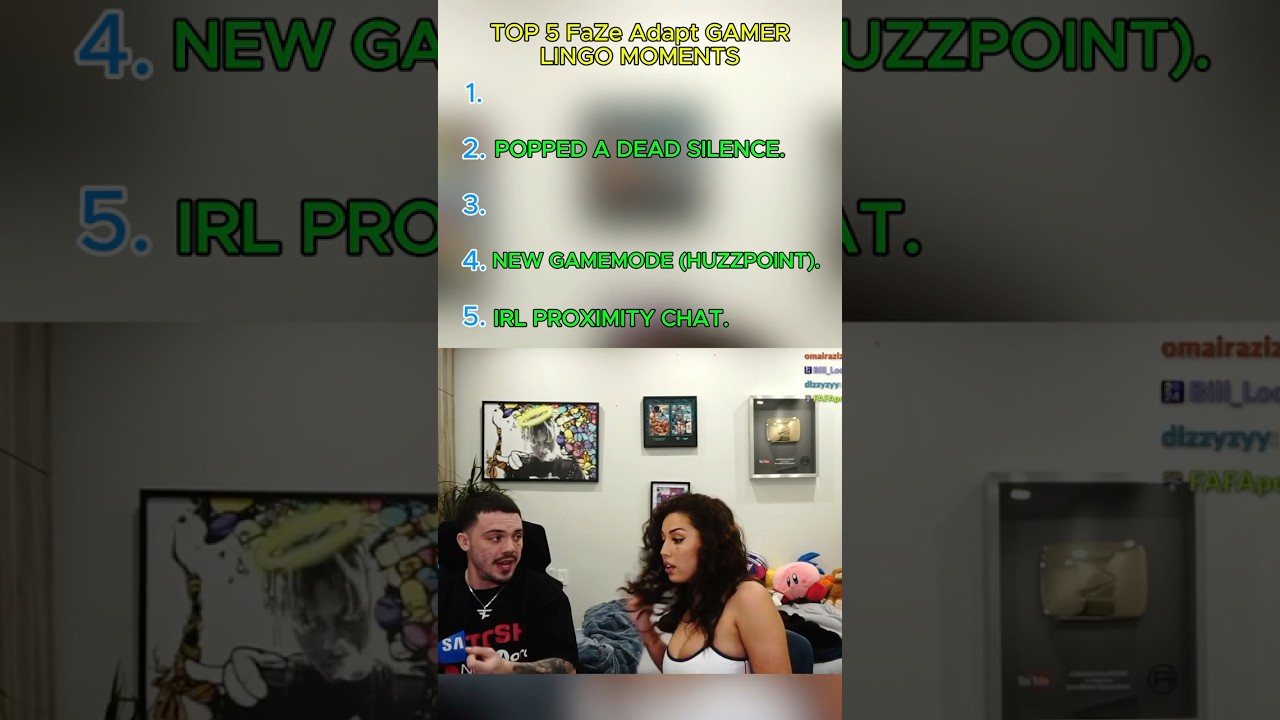 FaZe Adapt Funny Gamer Lingo Moments 