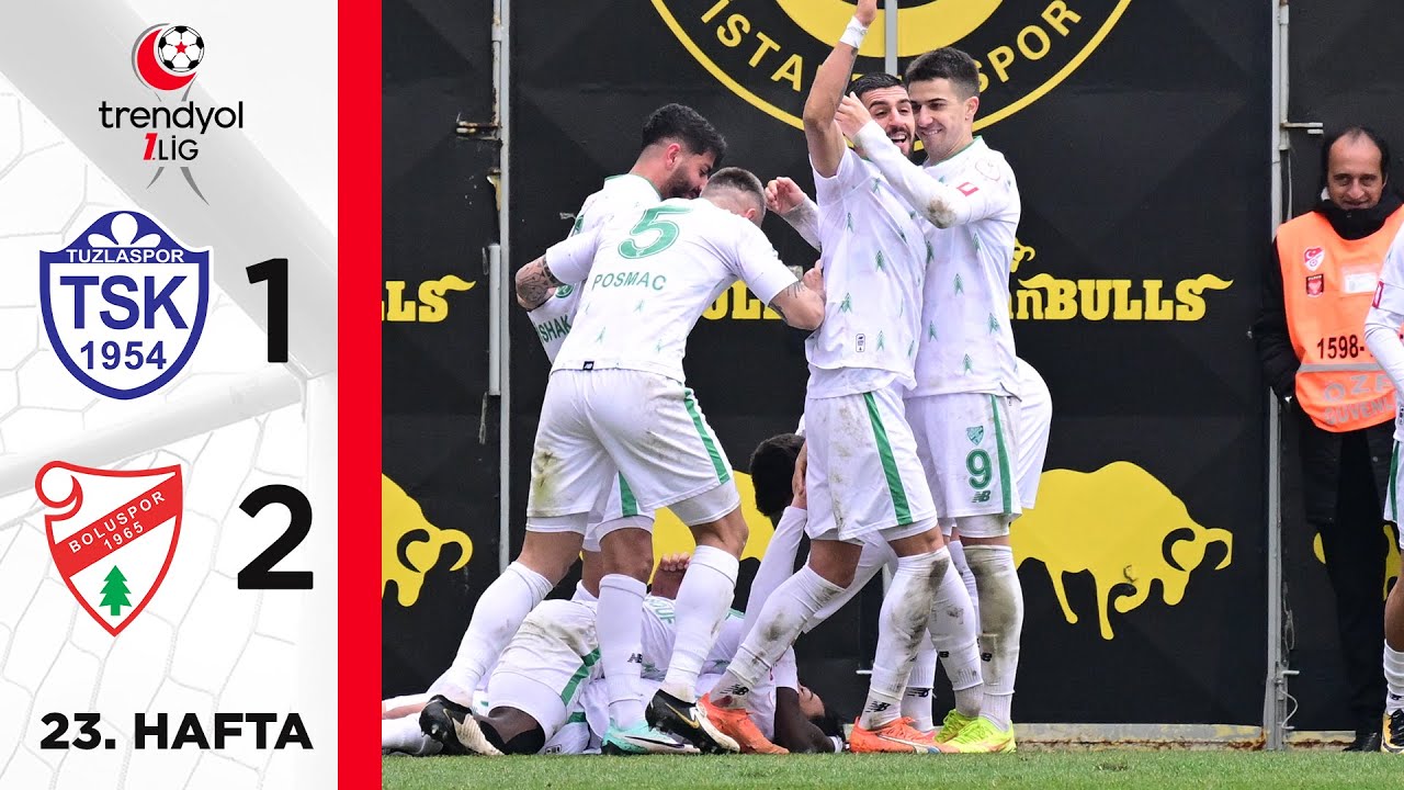 Tuzlaspor (1-2) Boluspor - Highlights/&Ouml;zet | Trendyol 1. Lig - 2023/24