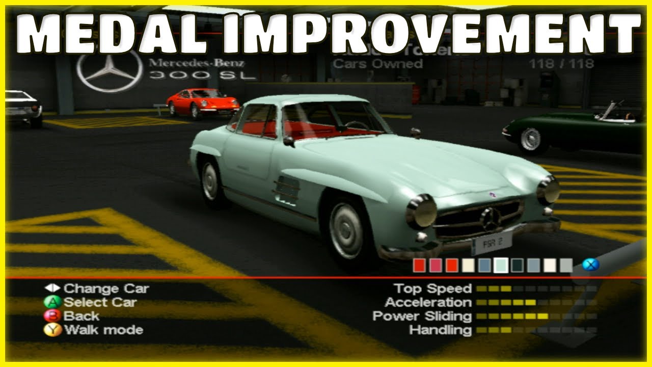 PGR2 - Mercedes 300SL Medal Improvement - Street Race (1) Platinum