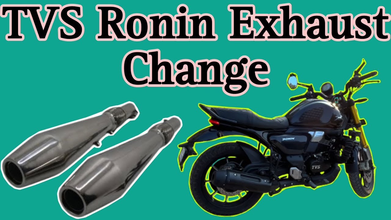 TVS Ronin Exhaust Change | Full Information | Warranty Void | 1st Time in India