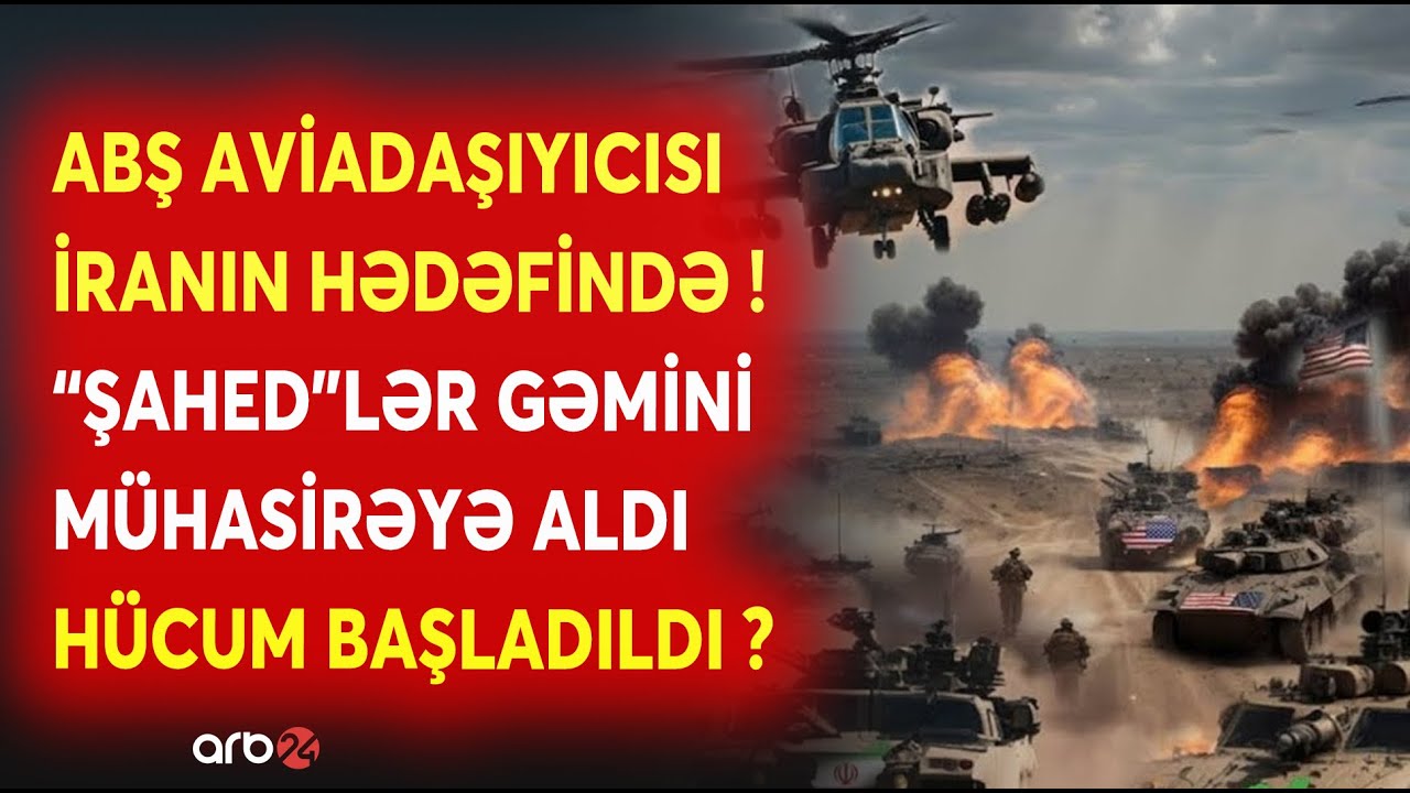 ABŞ-İran MÜHARİBƏSİ BAŞLAYIR? - Tehrandan Ağ Evə DƏNİZDƏ GÖZDAĞI - Dronlar HƏRƏKƏTƏ KEÇDİ