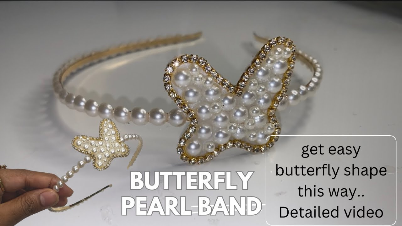 Easy Hairband making at home|വീട്ടിലിരുന്നു വരുമാനം ഉണ്ടാക്കാം|diy pearl headband tutorial|Beginners