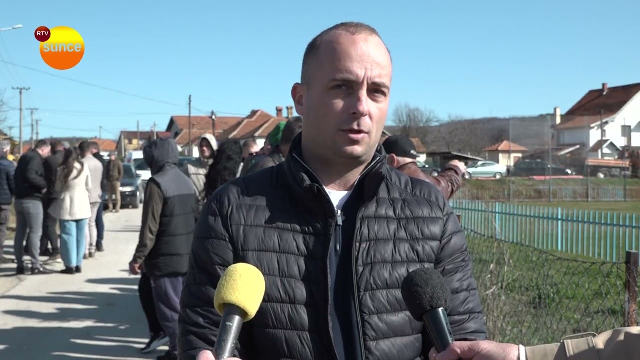 Postavljanje kamena temeljca za novi dalekovod u Bukoviku