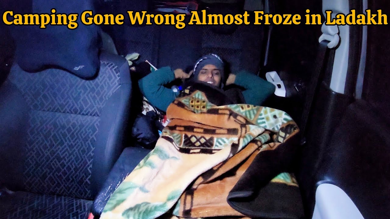 Ladakh Ki Thand 🥶 Ne Shake Diya | Sleeping in Car🚗 Gone Wrong
