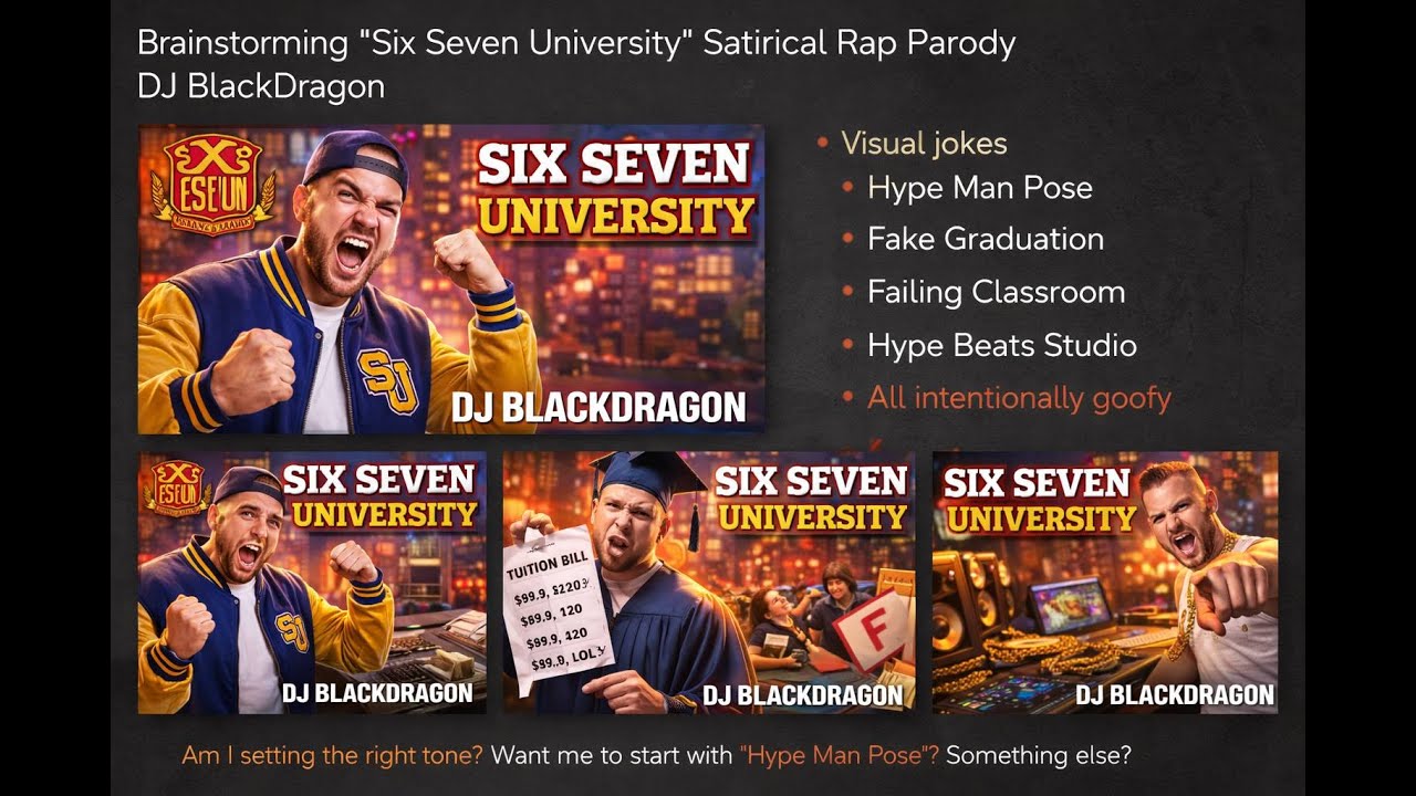 Six Seven University &ndash; Satirical Rap Parody (DJ BlackDragon)