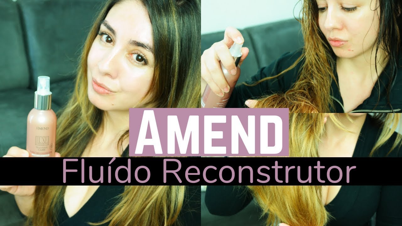 RESENHA  ótimo e barato 👉 Fluído Reconstrutor Amend | Luxe Creations Blond Care