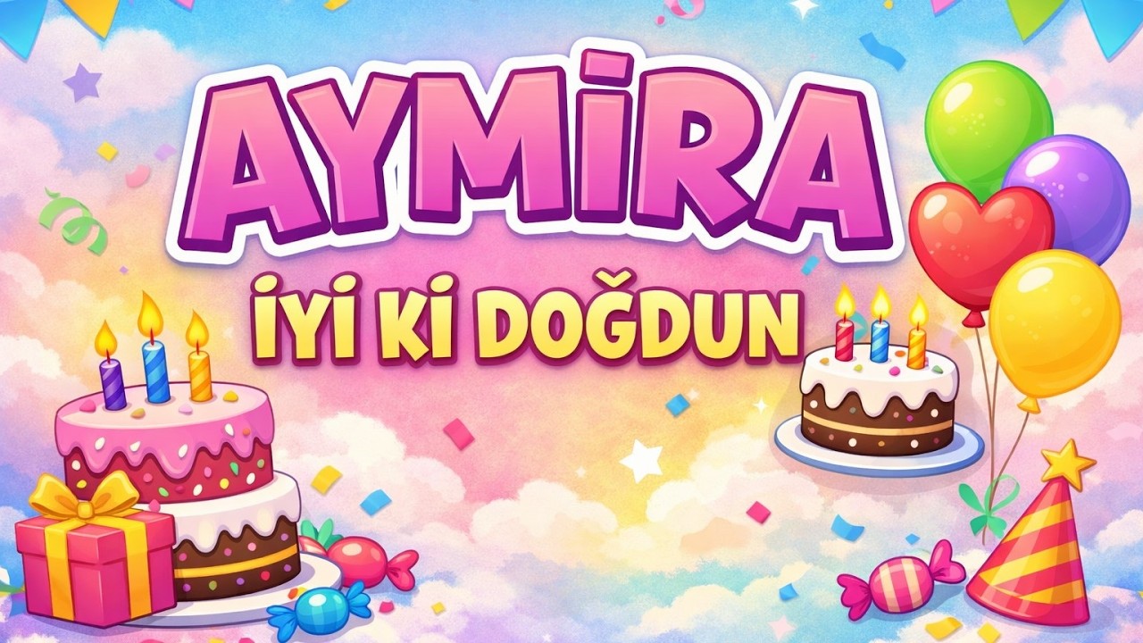 İyi Ki Doğdun AYMİRA | İsim’e Özel Doğum Günü Şarkısı | Happy Birthday AYMİRA