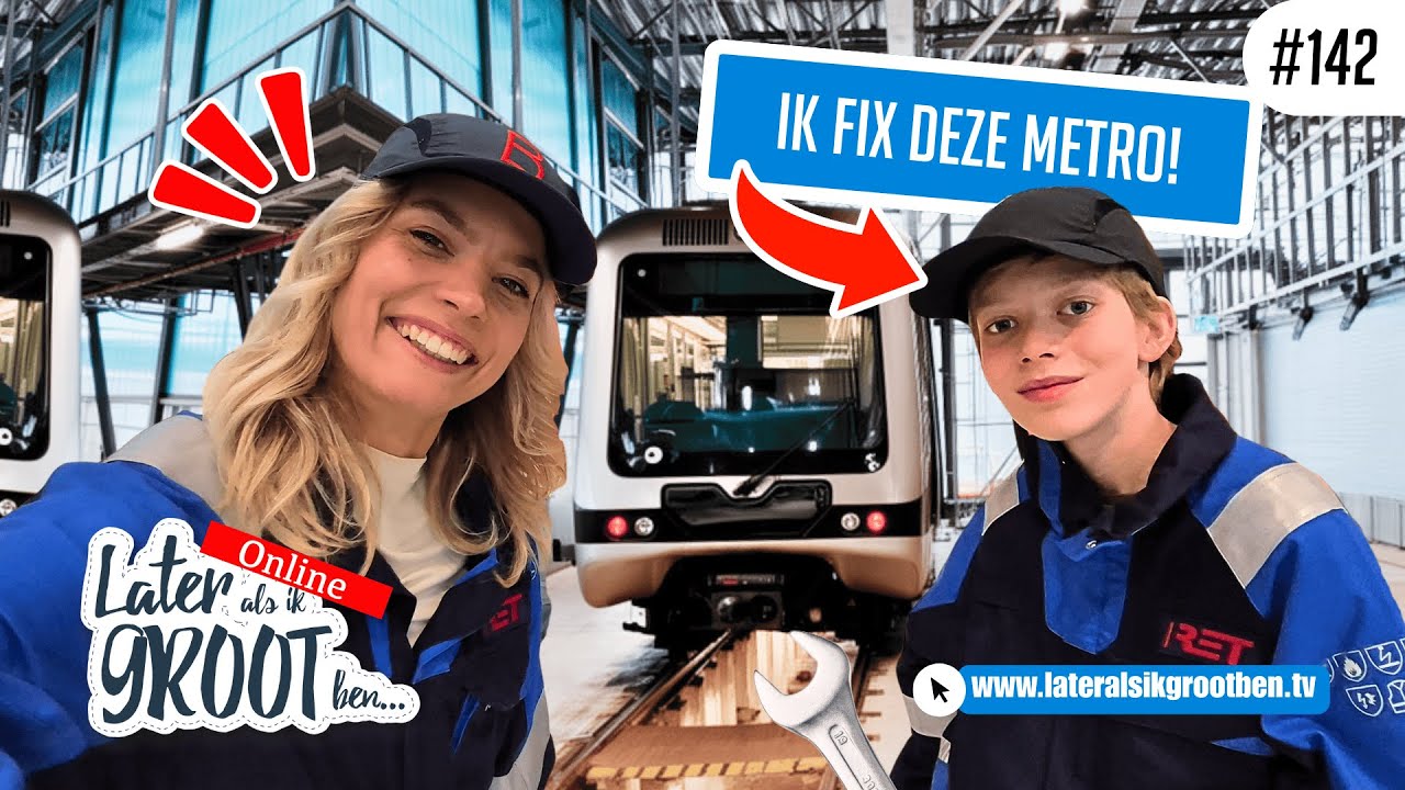 Hoe houdt Rotterdam zijn metro's draaiende? Finn komt erachter!