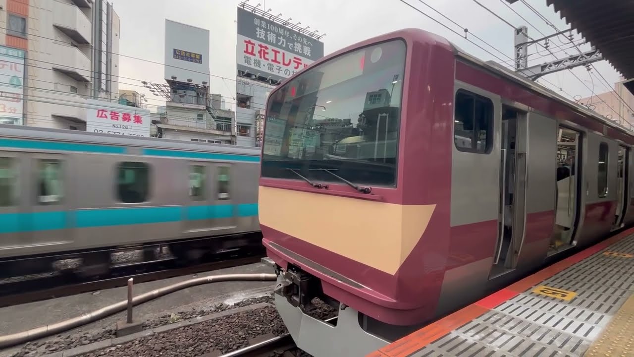 常磐線e531系赤電