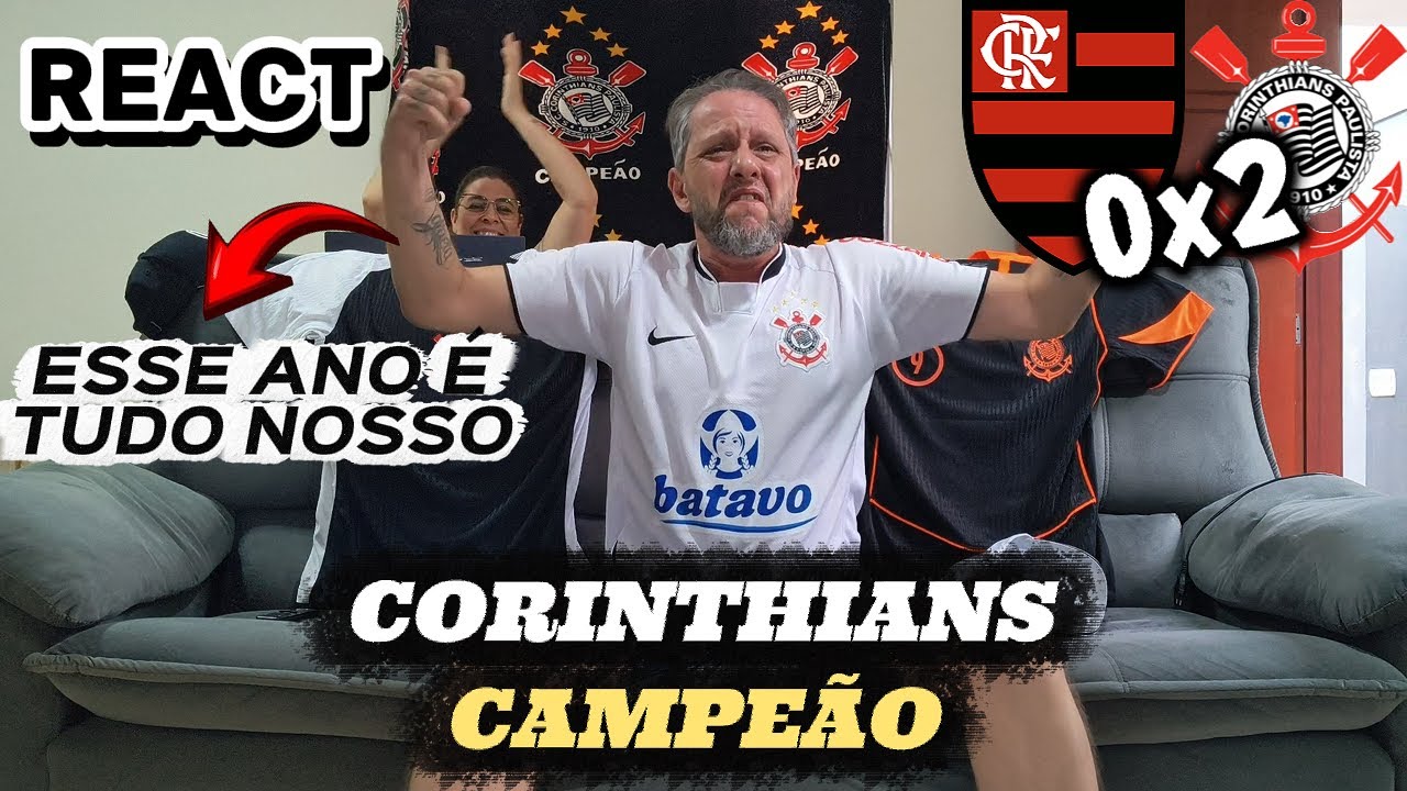 REACT Flamengo 0x2 Corinthians - Super Copa Rei - ESSE ANO É TUDO NOSSO! TIMÃO CAMPEÃO!