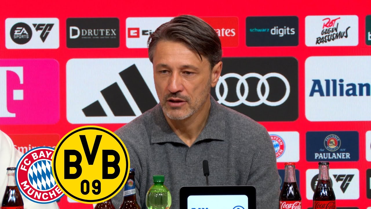 Kovac: &lsquo;Not aggressive enough in the first half&rsquo; | Press conference after FC Bayern Munich - BVB 2:1