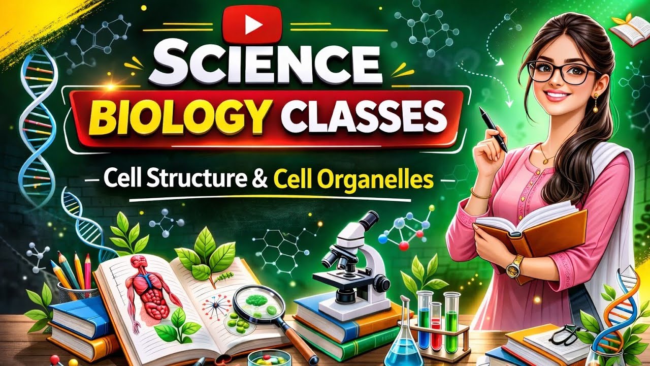 Cell Structure & Cell Organelles | Class 9–10 Biology 🌿Easy explanation.Like 👍 Subscribe 💚#3