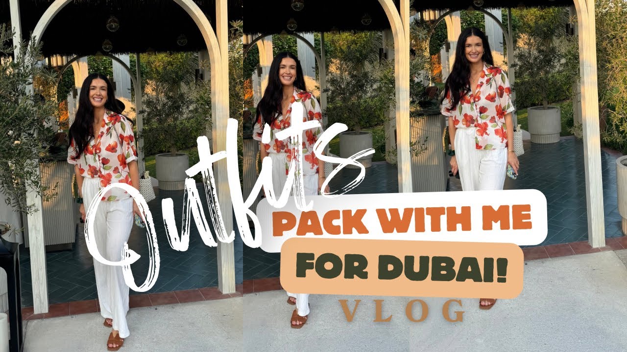 OUTFITS I'M TAKING TO DUBAI! Packing for me and my 16 month old baby | spend the evening with me