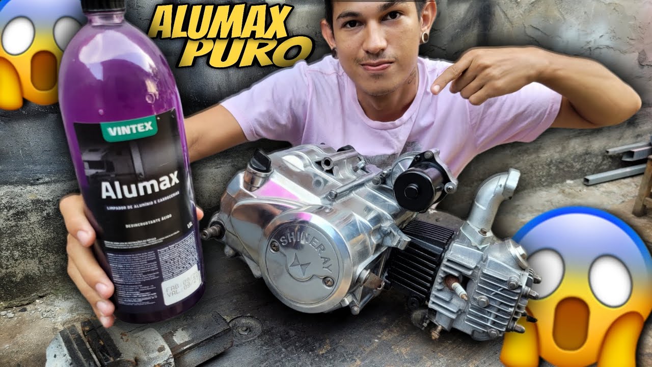 Apliquei Alumax puro no motor, 