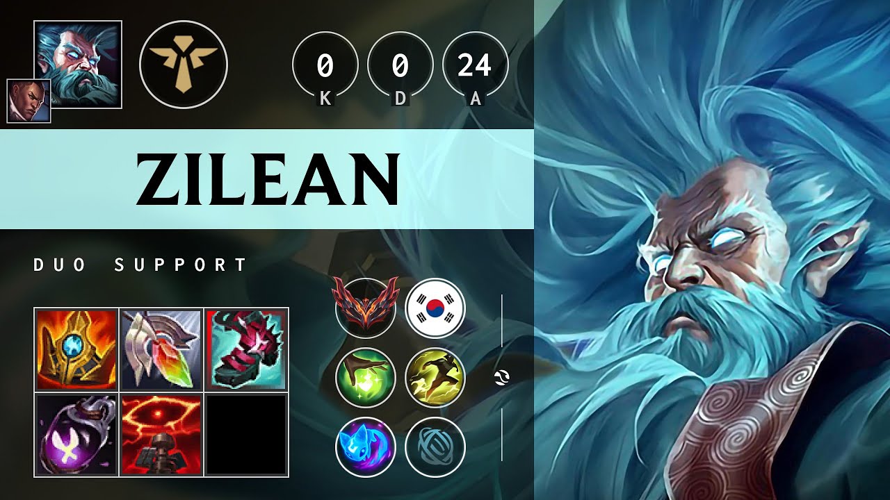 Zilean Support vs Rakan - KR Grandmaster Patch 25.10