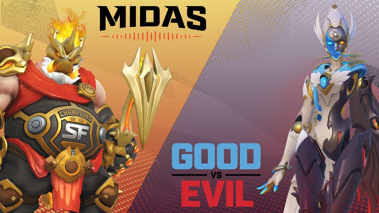 “Midas” Roadhog & “Good vs. Evil” Echo | Overwatch League 2020 Championship and MVP Legendary Skins