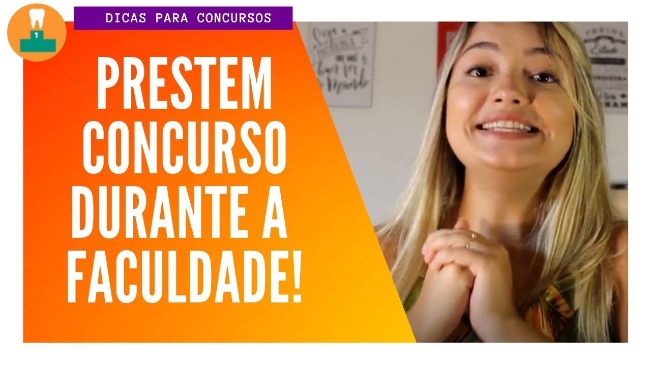 Graduandos, comecem a prestar concursos AGORA!