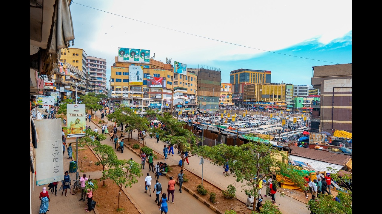 Empty Kampala City 2026 Without Street Vendors.