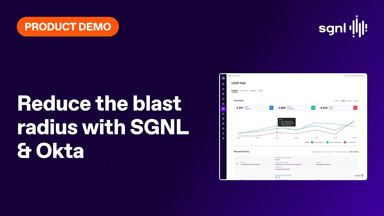 Reduce the blast radius with SGNL + Okta