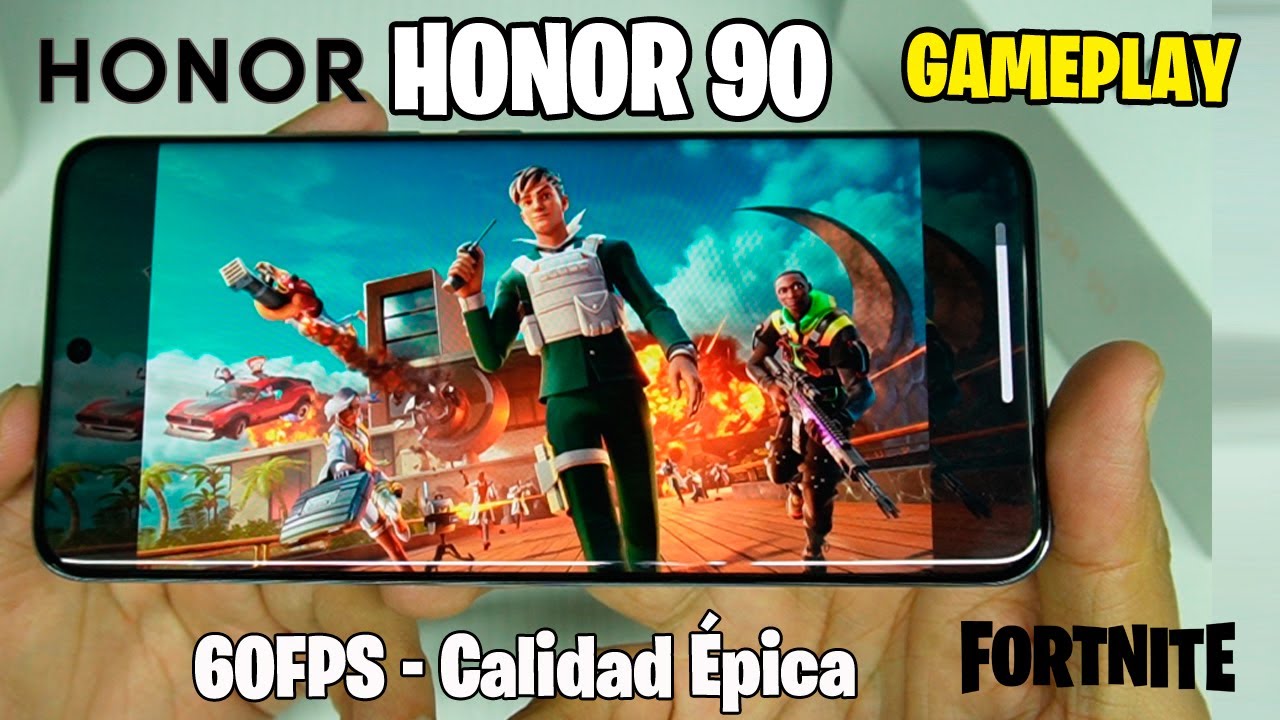 HONOR 90 Gameplay: Fortnite at 60FPS in Epic Quality (Snapdragon 7 Gen 1)