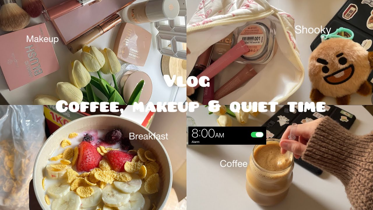 فلوق يومي فتاة تعشق الهدوء ୨ৎ Slow Morning Vlog | Coffee, Light & Peace 